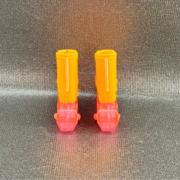 Vintage Barbie Teresa Orange Sparking Flicker n Flash Rollerblades Skates 1991 - Picture 3 of 3